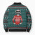 A Trashy Christmas Bomber Puffer Jacket Xmas Holiday Patterns - Wonder Print Shop