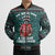 A Trashy Christmas Bomber Puffer Jacket Xmas Holiday Patterns - Wonder Print Shop