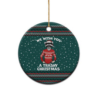A Trashy Christmas Ceramic Ornament Xmas Holiday Patterns - Wonder Print Shop