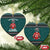 A Trashy Christmas Ceramic Ornament Xmas Holiday Patterns - Wonder Print Shop