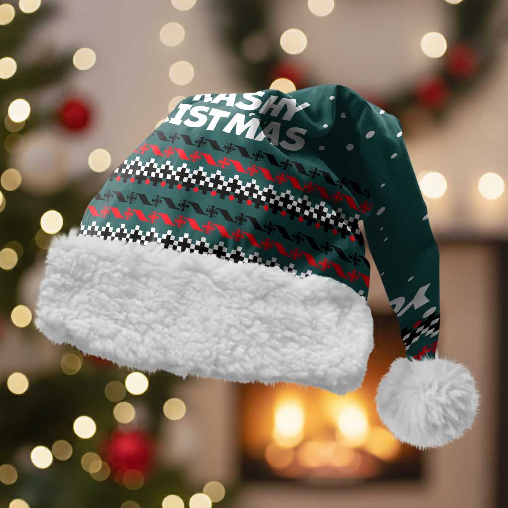A Trashy Christmas Santa Hat Xmas Holiday Patterns - Wonder Print Shop
