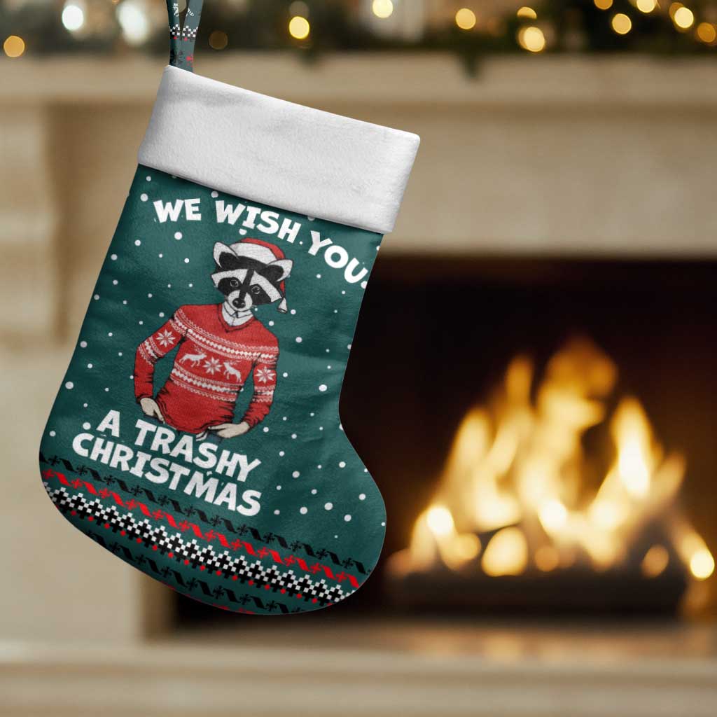 A Trashy Christmas Stocking Xmas Holiday Patterns - Wonder Print Shop