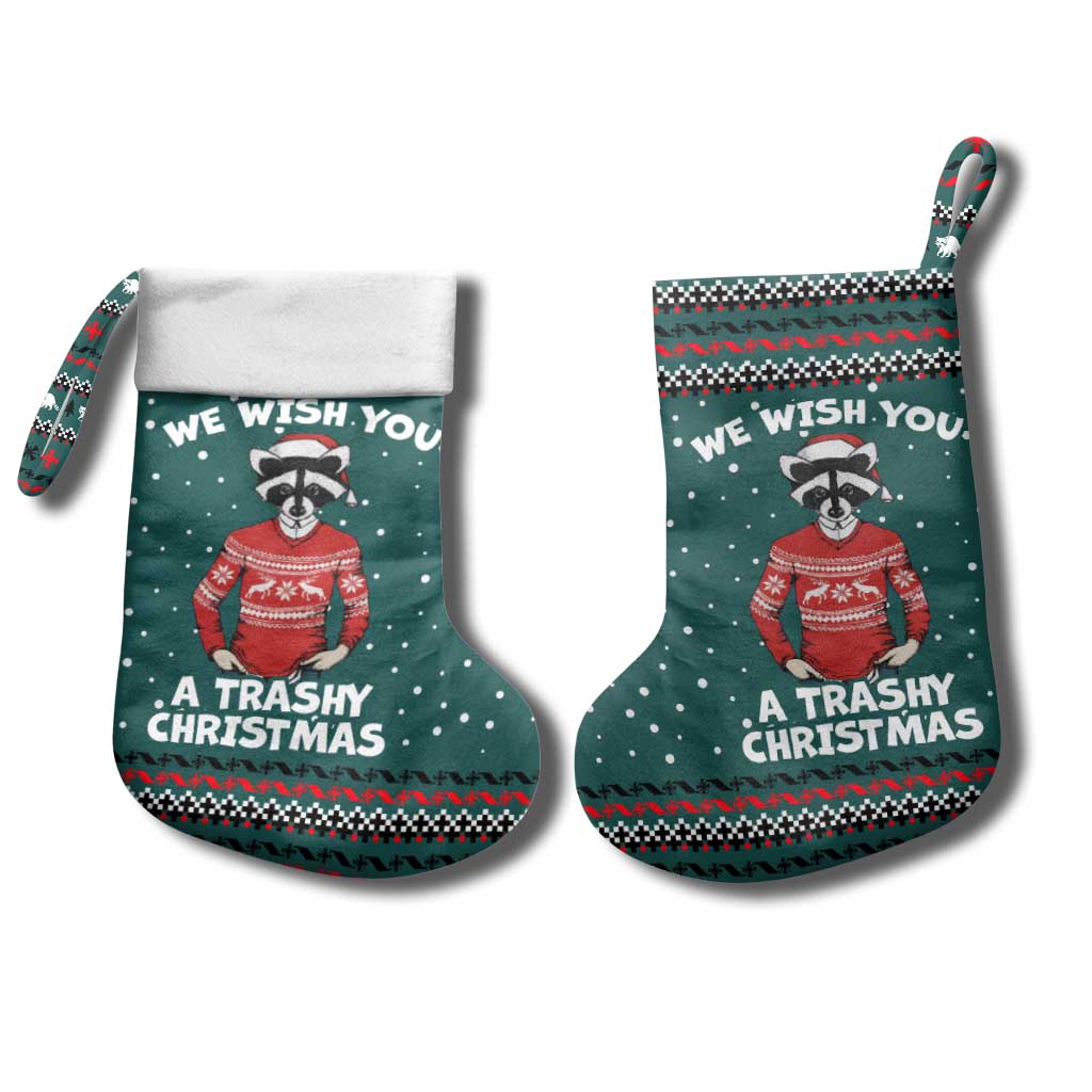 A Trashy Christmas Stocking Xmas Holiday Patterns - Wonder Print Shop