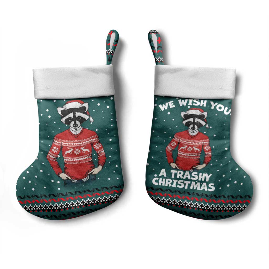 A Trashy Christmas Stocking Xmas Holiday Patterns - Wonder Print Shop