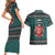 A Trashy Christmas Couples Matching Short Sleeve Bodycon Dress and Hawaiian Shirt Xmas Holiday Patterns - Wonder Print Shop