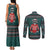 A Trashy Christmas Couples Matching Tank Maxi Dress and Long Sleeve Button Shirt Xmas Holiday Patterns - Wonder Print Shop