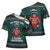 A Trashy Christmas Cross Shoulder Shirt Xmas Holiday Patterns - Wonder Print Shop