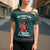 A Trashy Christmas Cross Shoulder Shirt Xmas Holiday Patterns - Wonder Print Shop