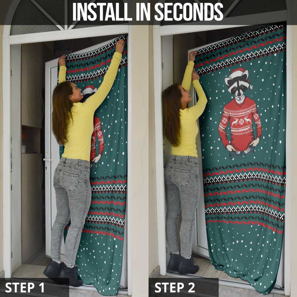 A Trashy Christmas Door Cover Xmas Holiday Patterns - Wonder Print Shop