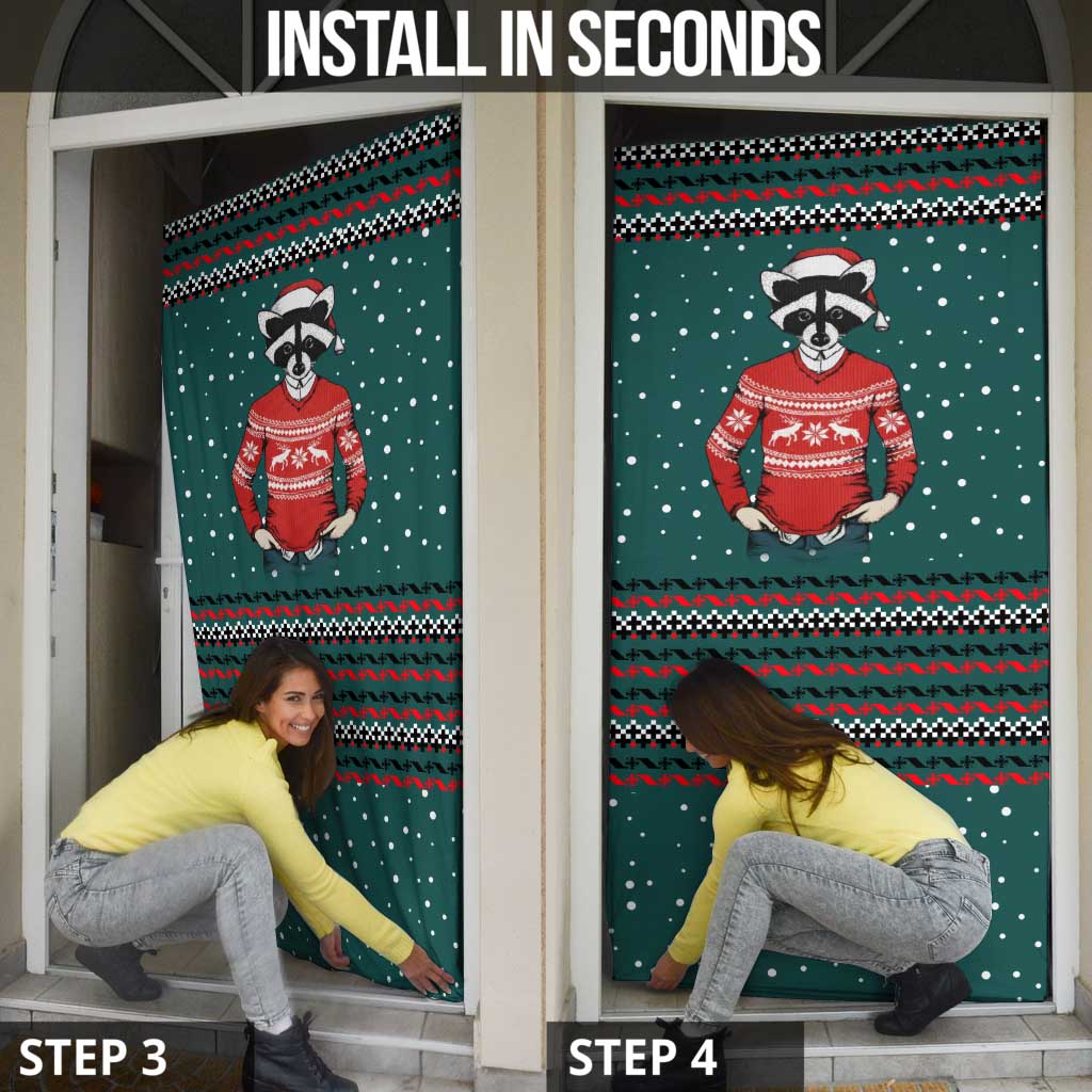 A Trashy Christmas Door Cover Xmas Holiday Patterns - Wonder Print Shop