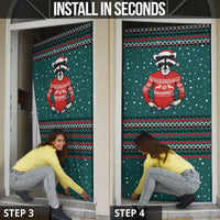 A Trashy Christmas Door Cover Xmas Holiday Patterns - Wonder Print Shop