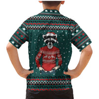 A Trashy Christmas Family Matching Mermaid Dress and Hawaiian Shirt Xmas Holiday Patterns - Wonder Print Shop