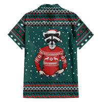 A Trashy Christmas Family Matching Off The Shoulder Long Sleeve Dress and Hawaiian Shirt Xmas Holiday Patterns - Wonder Print Shop