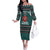 A Trashy Christmas Family Matching Off The Shoulder Long Sleeve Dress and Hawaiian Shirt Xmas Holiday Patterns - Wonder Print Shop