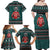 A Trashy Christmas Family Matching Off Shoulder Maxi Dress and Hawaiian Shirt Xmas Holiday Patterns - Wonder Print Shop