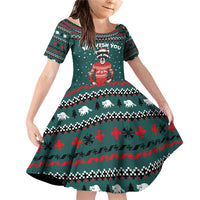 A Trashy Christmas Family Matching Off Shoulder Short Dress and Hawaiian Shirt Xmas Holiday Patterns - Wonder Print Shop