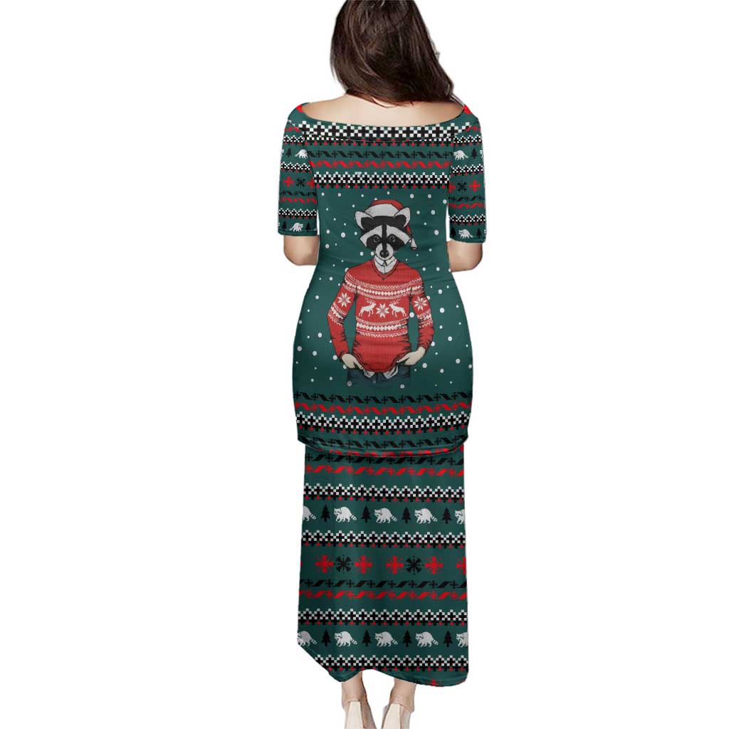 A Trashy Christmas Family Matching Puletasi and Hawaiian Shirt Xmas Holiday Patterns - Wonder Print Shop