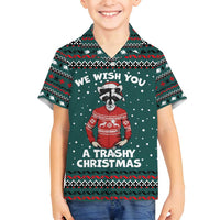 A Trashy Christmas Family Matching Puletasi and Hawaiian Shirt Xmas Holiday Patterns - Wonder Print Shop