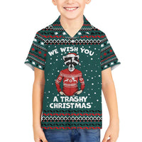 A Trashy Christmas Family Matching Short Sleeve Bodycon Dress and Hawaiian Shirt Xmas Holiday Patterns - Wonder Print Shop