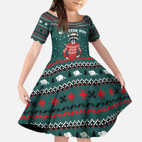 A Trashy Christmas Family Matching Summer Maxi Dress and Hawaiian Shirt Xmas Holiday Patterns - Wonder Print Shop