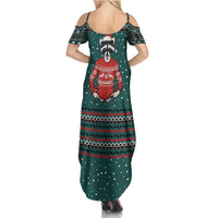 A Trashy Christmas Family Matching Summer Maxi Dress and Hawaiian Shirt Xmas Holiday Patterns - Wonder Print Shop