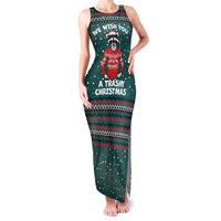 A Trashy Christmas Family Matching Tank Maxi Dress and Hawaiian Shirt Xmas Holiday Patterns - Wonder Print Shop