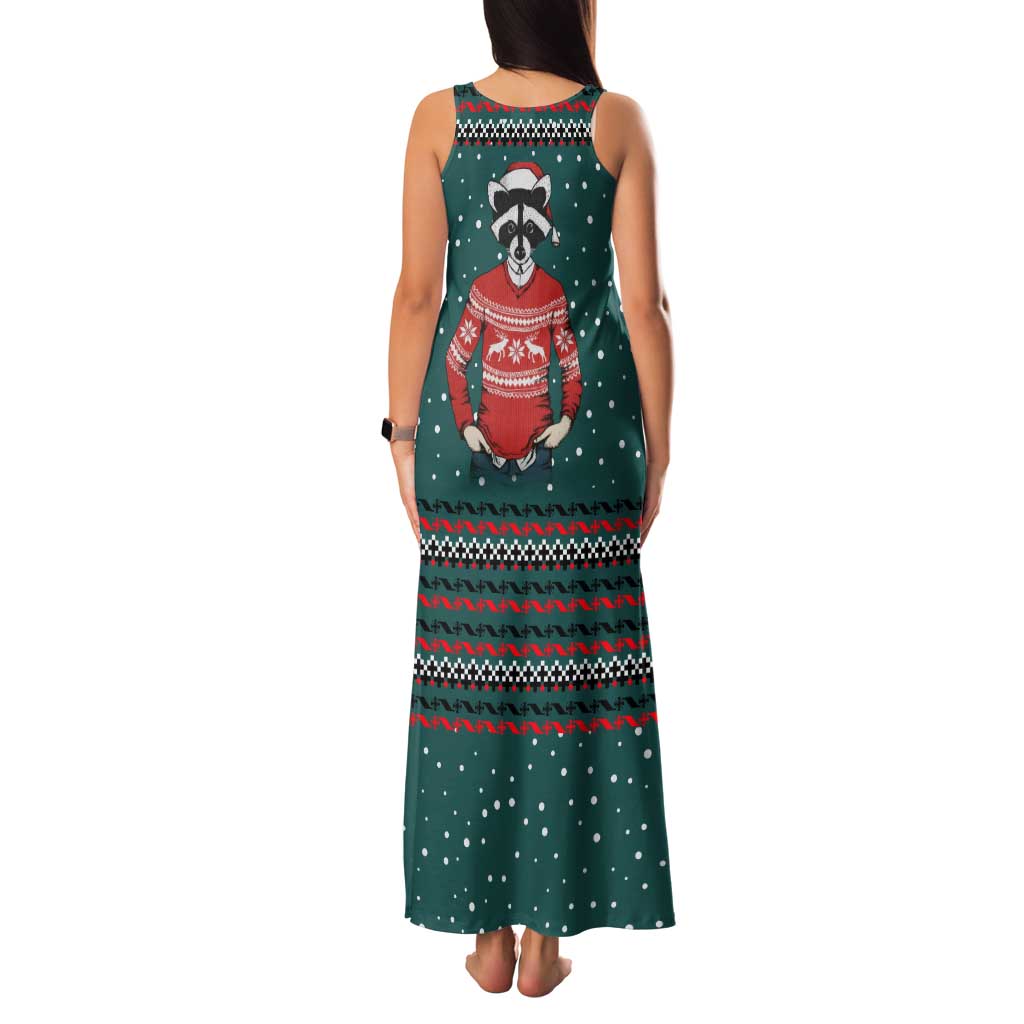 A Trashy Christmas Family Matching Tank Maxi Dress and Hawaiian Shirt Xmas Holiday Patterns - Wonder Print Shop