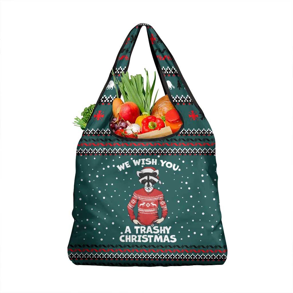 A Trashy Christmas Grocery Bag Xmas Holiday Patterns - Wonder Print Shop