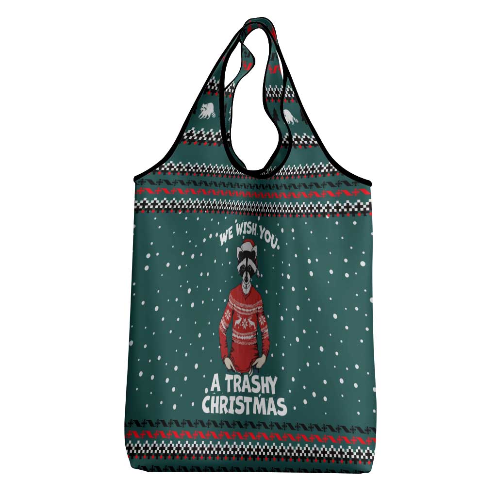 A Trashy Christmas Grocery Bag Xmas Holiday Patterns - Wonder Print Shop