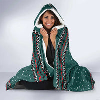 A Trashy Christmas Hooded Blanket Xmas Holiday Patterns - Wonder Print Shop