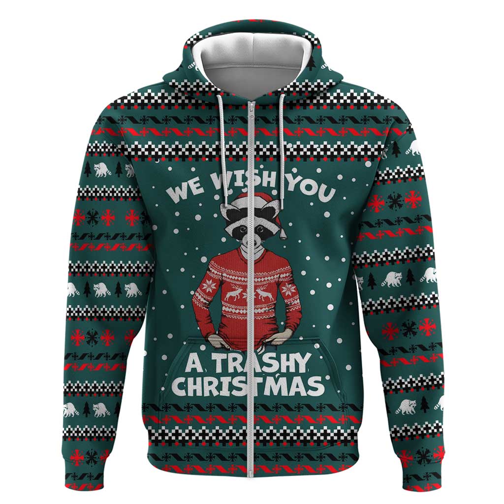 A Trashy Christmas Hoodie Xmas Holiday Patterns - Wonder Print Shop