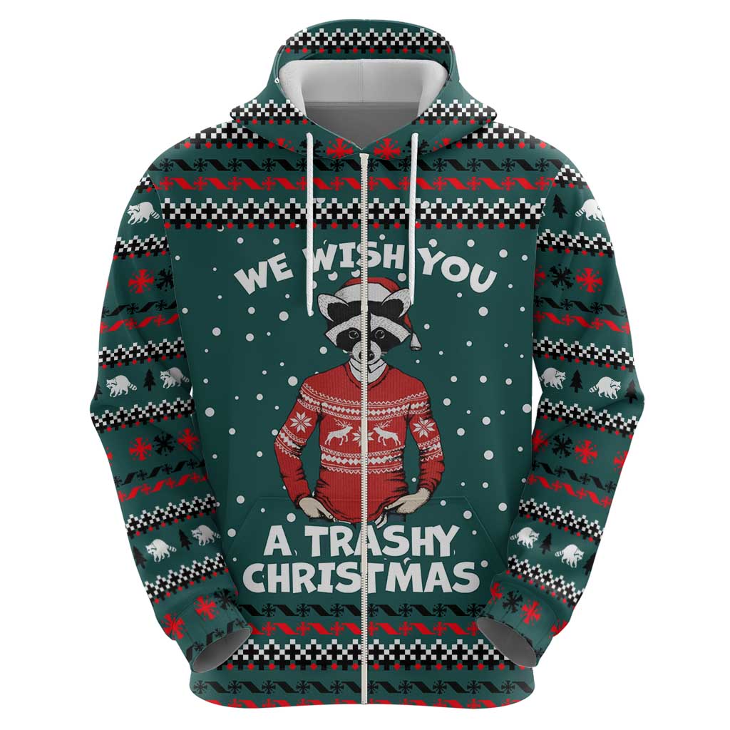 A Trashy Christmas Hoodie Xmas Holiday Patterns - Wonder Print Shop