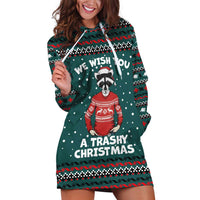 A Trashy Christmas Hoodie Dress Xmas Holiday Patterns - Wonder Print Shop