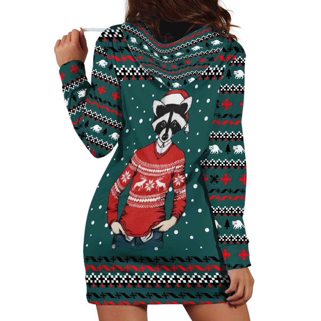 A Trashy Christmas Hoodie Dress Xmas Holiday Patterns - Wonder Print Shop