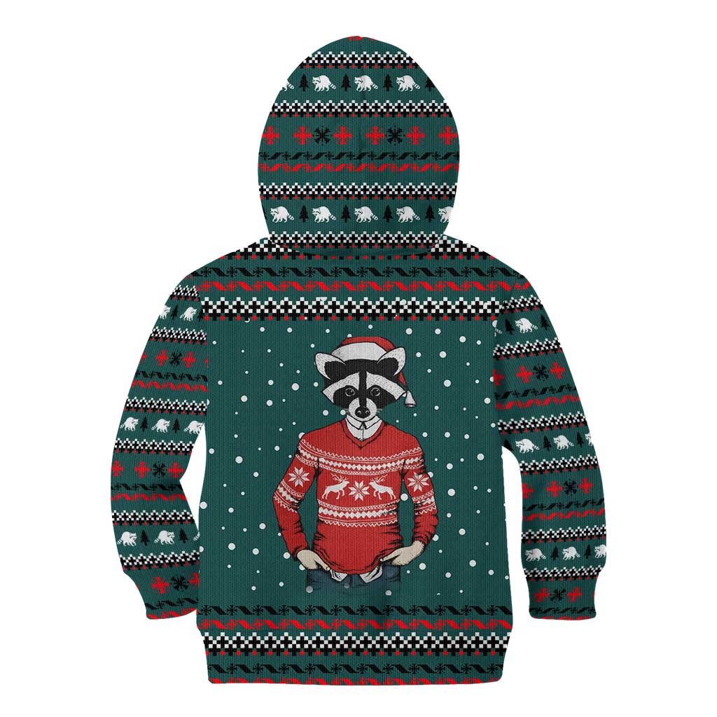A Trashy Christmas Kid Hoodie Xmas Holiday Patterns - Wonder Print Shop