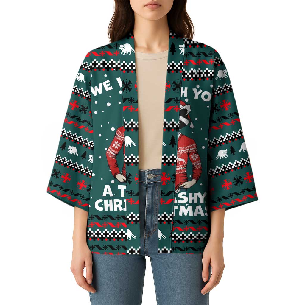A Trashy Christmas Kimono Xmas Holiday Patterns - Wonder Print Shop
