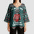 A Trashy Christmas Kimono Sleeve Blouse Xmas Holiday Patterns - Wonder Print Shop