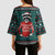A Trashy Christmas Kimono Sleeve Blouse Xmas Holiday Patterns - Wonder Print Shop