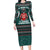 A Trashy Christmas Long Sleeve Bodycon Dress Xmas Holiday Patterns - Wonder Print Shop