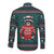 A Trashy Christmas Long Sleeve Button Shirt Xmas Holiday Patterns - Wonder Print Shop