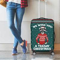 A Trashy Christmas Luggage Cover Xmas Holiday Patterns - Wonder Print Shop