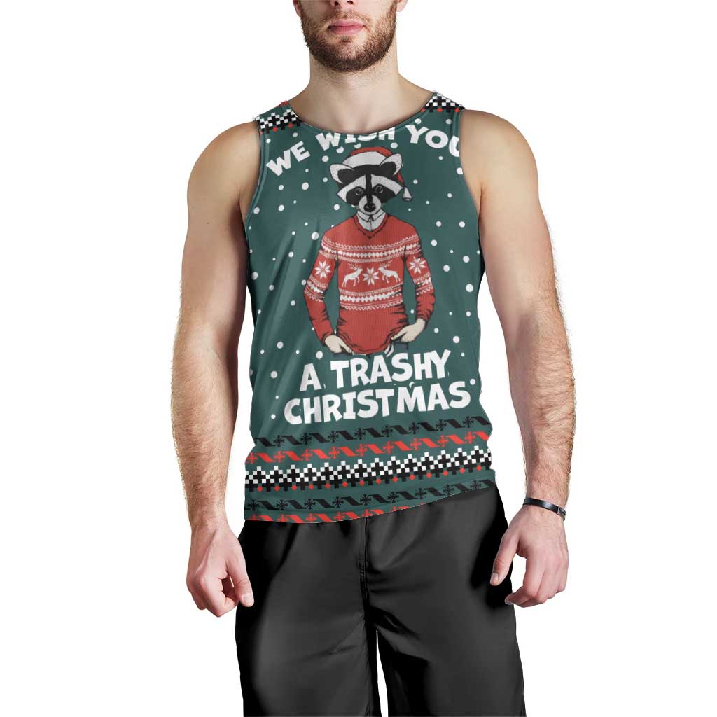 A Trashy Christmas Men Tank Top Xmas Holiday Patterns - Wonder Print Shop
