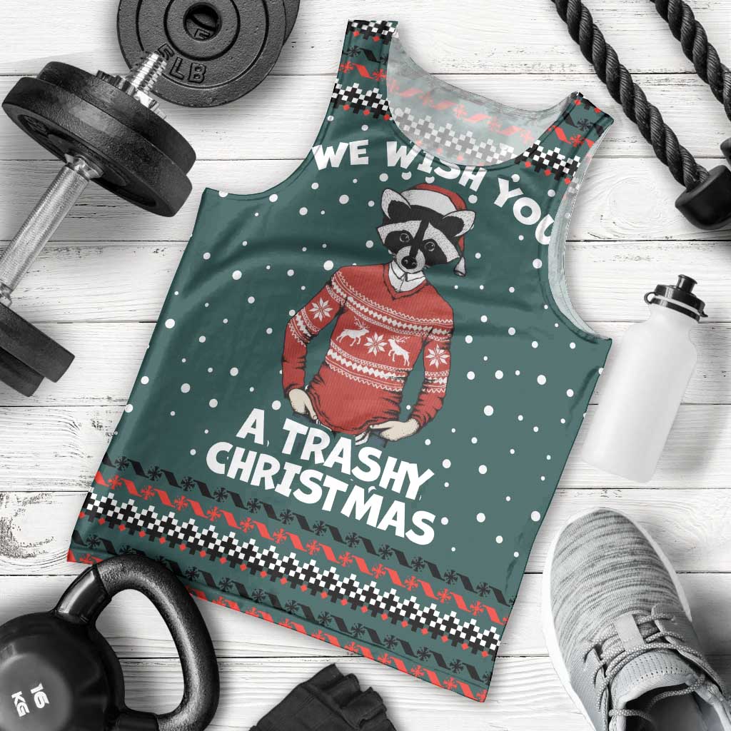 A Trashy Christmas Men Tank Top Xmas Holiday Patterns - Wonder Print Shop