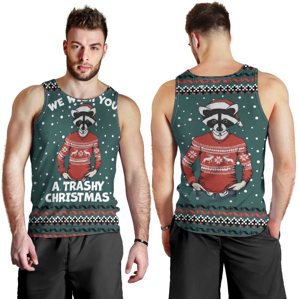 A Trashy Christmas Men Tank Top Xmas Holiday Patterns - Wonder Print Shop