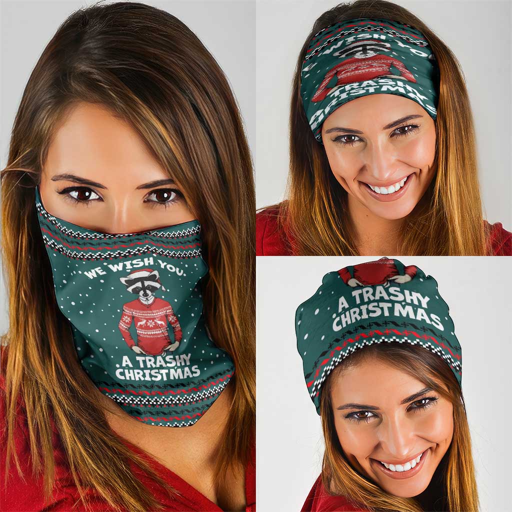 A Trashy Christmas Neck Gaiter Xmas Holiday Patterns - Wonder Print Shop