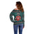 A Trashy Christmas Off Shoulder Sweater Xmas Holiday Patterns - Wonder Print Shop