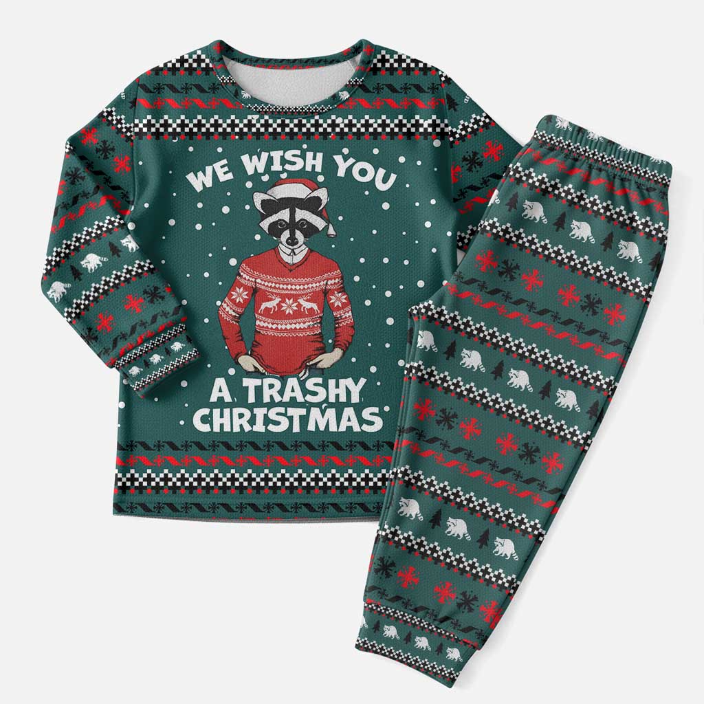 A Trashy Christmas Pajama Set Xmas Holiday Patterns - Wonder Print Shop