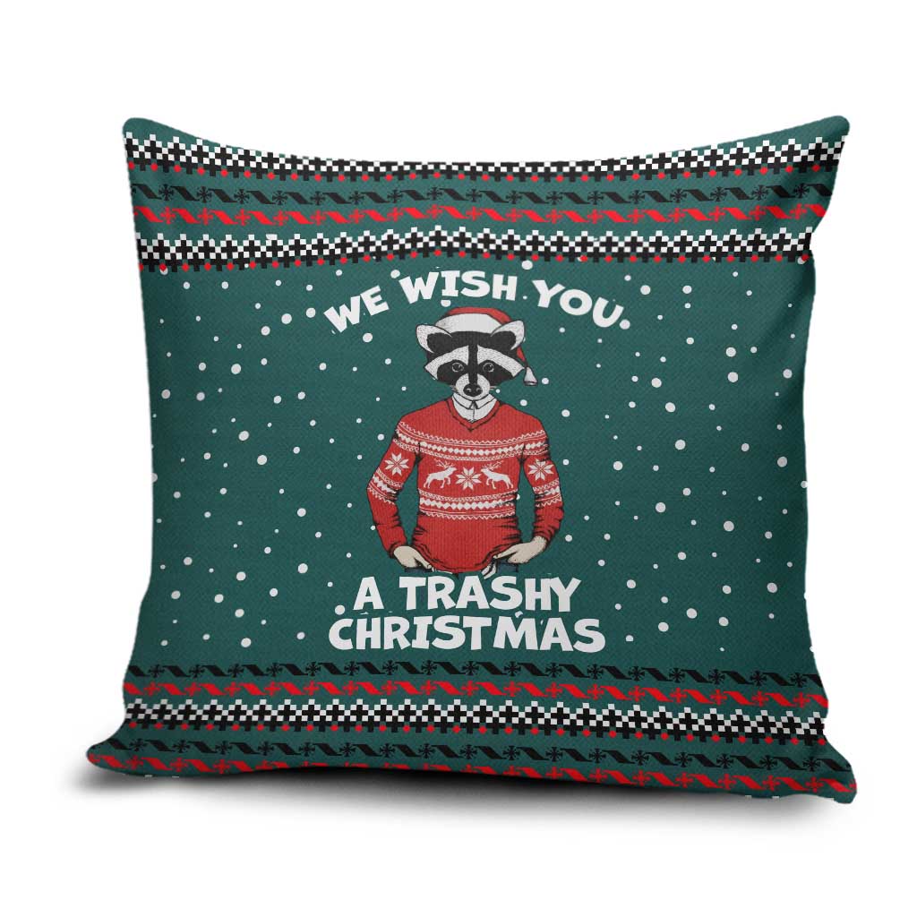 A Trashy Christmas Pillow Cover Xmas Holiday Patterns - Wonder Print Shop
