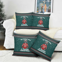 A Trashy Christmas Pillow Cover Xmas Holiday Patterns - Wonder Print Shop