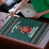 A Trashy Christmas Puzzle Xmas Holiday Patterns - Wonder Print Shop